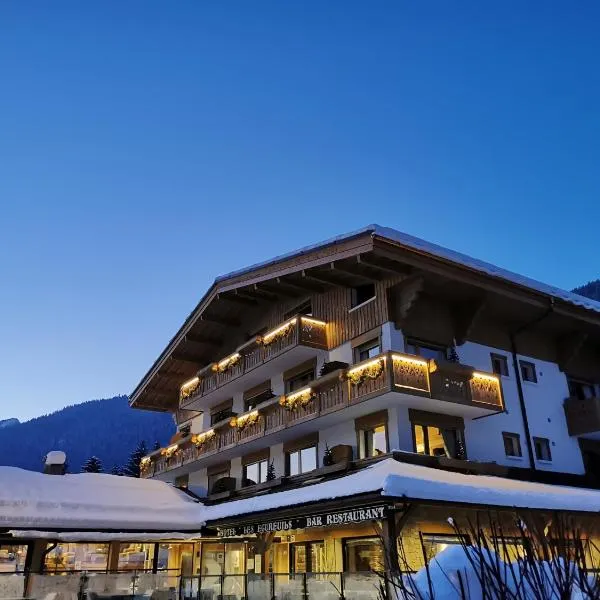 Le Grand-Bornand में, होटल Hôtel-Chalet Les Ecureuils Restaurant, Sauna & Spa Garage