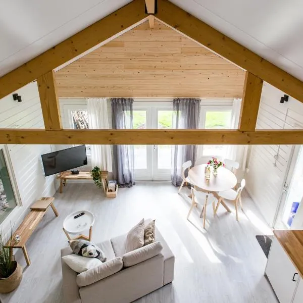 Chalet met loft - vakantiepark de Schreiershoek, hótel í Dokkum