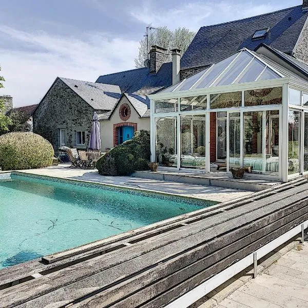 Gîte de charme "La Maison Saint-Leonard" avec piscine, SPA, vue sur le Mont Saint-Michel, hôtel au Mont-Saint-Michel