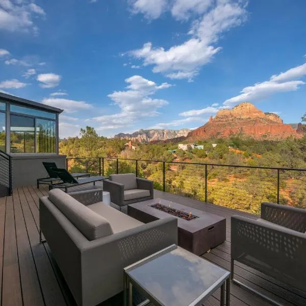 Sedona Red Rock Paradise Amazing Views and Hot Tub, hotel u gradu 'Sedona'