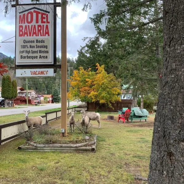 Motel Bavaria, готель у місті Радіум-Гот-Спрінгс