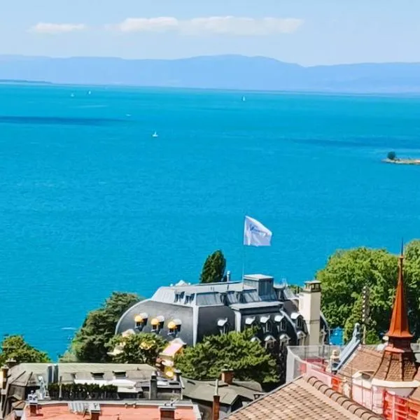 La plus belle vue du lac Léman, hotel in Montreux