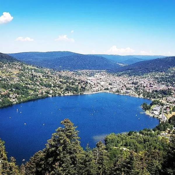 "Chez Vivi" logement 6 p classé 3 étoiles dans une belle maison au calme avec grande terrasse, balcon indépendant et wifi gratuite, hotel v destinaci Gérardmer