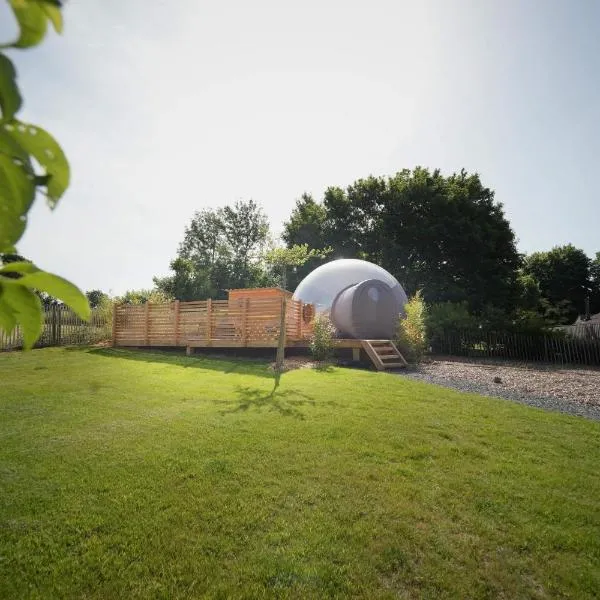 Bulles Odette & Ginette et Tiny House Suzette "Au guet Marais" Etape Insolite: Rochehaut şehrinde bir otel