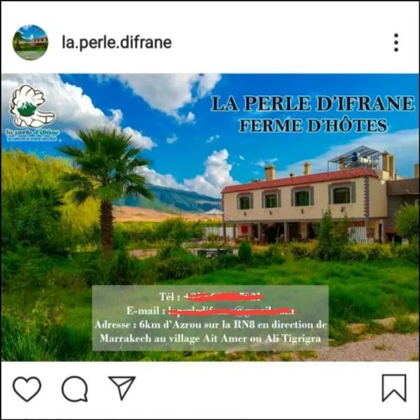 La Perle D'ifrane، فندق في أزرو