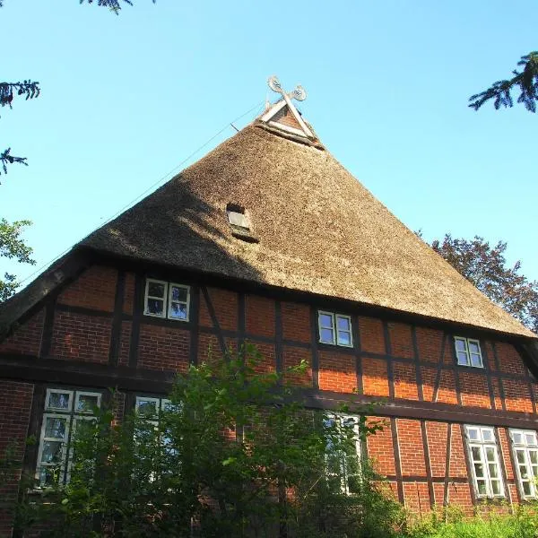 Ferien in einem historischen Bauernhaus mit Garten, hotel en Möhnsen