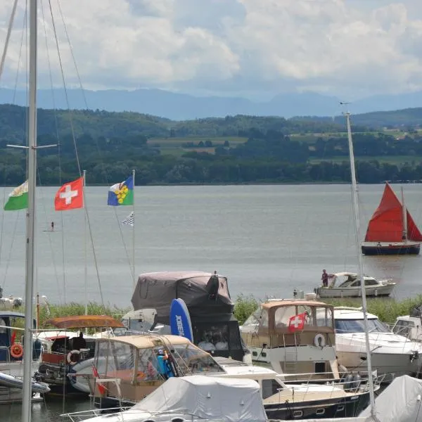 Leben im Hafen am idyllischen Murtensee, hotel Vallamand