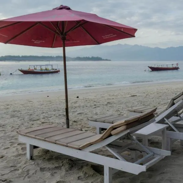 Warna Beach Hotel, hotel Gili Trawangan