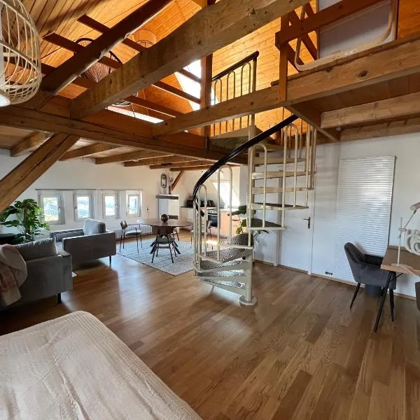 Wohlfühl Loft - Seenähe, Boxspringbett, Küche，位于Bregenz的酒店