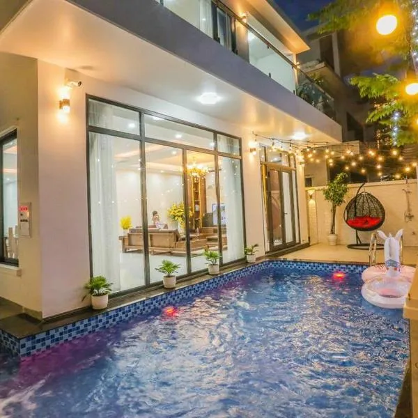 Sea Breeze Villa FLC sang trọng gần biển có bể bơi โรงแรมในซำเซิน