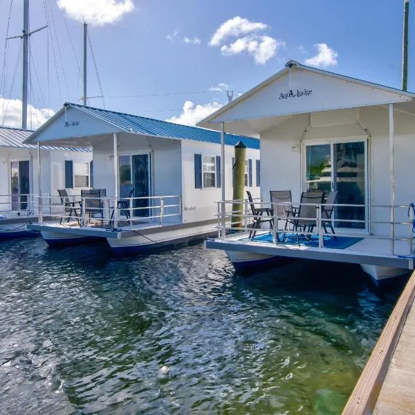 Aqua Lodges at Coconut Cay Rv and Marina, hotel Marathonban