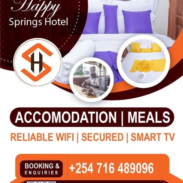 Happy Springs Hotel & Accomodation, khách sạn ở Kericho