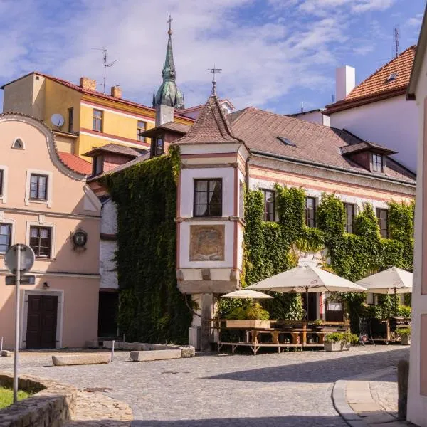 Hotel Bílá Paní: Jindřichŭv Hradec şehrinde bir otel