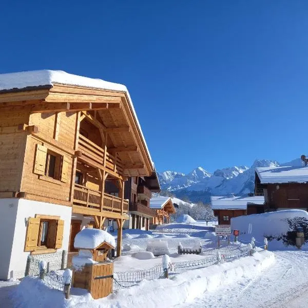 Le Téléski du Terret; meublé de 2 à 4 personnes, hotell i Le Grand-Bornand