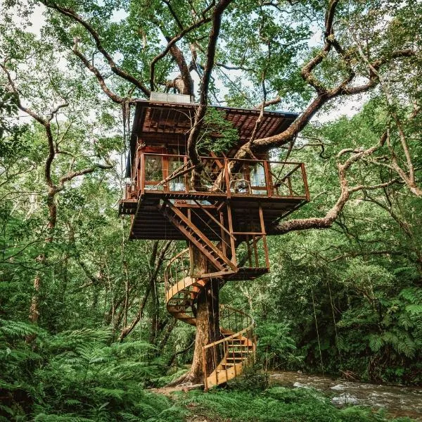 Nago में, होटल Treeful Treehouse Sustainable Resort