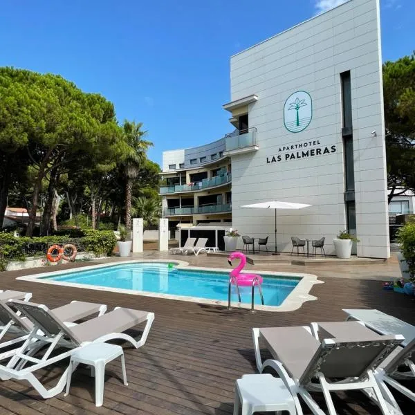 Aparthotel Las Palmeras Castelldefels, hotelli Castelldefelsissä