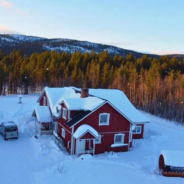 Villa Björklund - Lakeview Apartment, hotell i Arjeplog