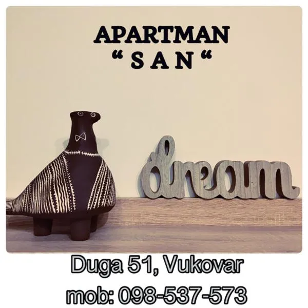 Apartman SAN โรงแรมในVukovar