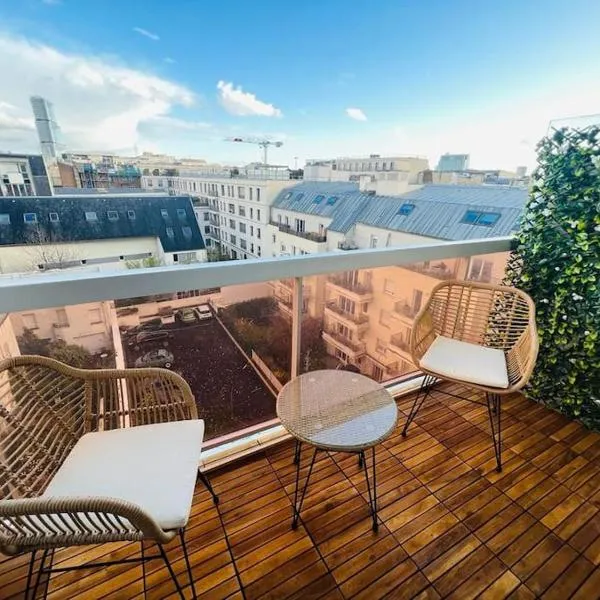 Appartement Panorama - à seulement 15 minutes des Champs-Élysées – hotel w mieście Clichy