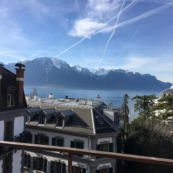 Loft with rooftop, stunning view of the lake!, hotel din Vevey