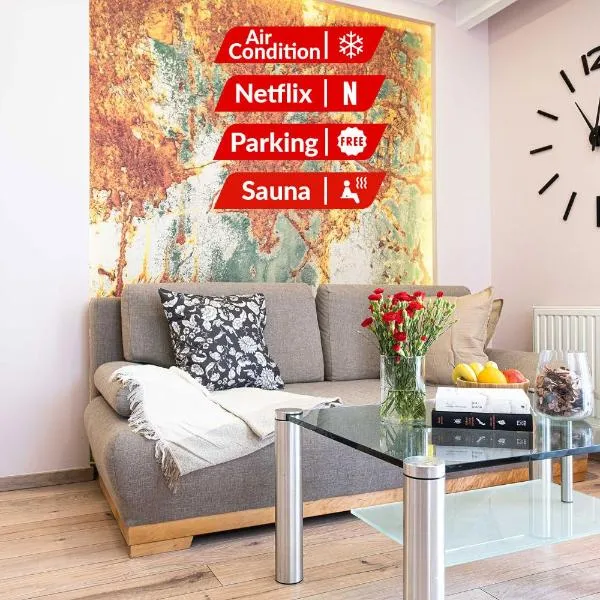 Stawowa Premium Apartment - 69 m2 with sauna and private garage, hotel Balicében