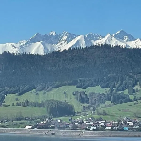 CHATA MANIOWY Wyspa Ciszy - Agroturystyka, nieopodal Czorsztyna, Maniowy i Kluszkowce nad Zalewem Czorsztynskim, hotel i Maniowy