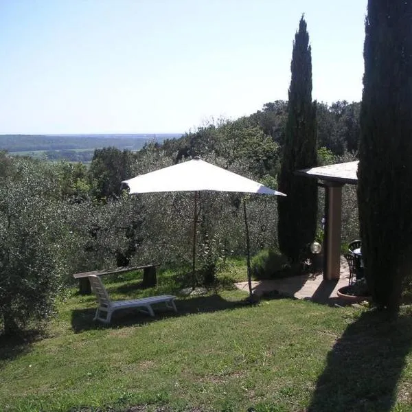 Casa Belvedere -tranquillità tra bosco e ulivi-, hotell i Riparbella