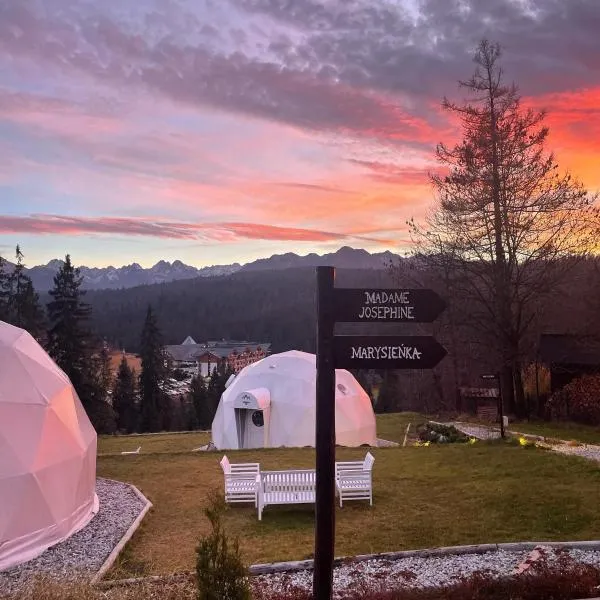 Bukowina Tatrzańska में, होटल Tatra Glamp Bukowina Tatrzańska - Sieć noclegowa Tatra Glamp