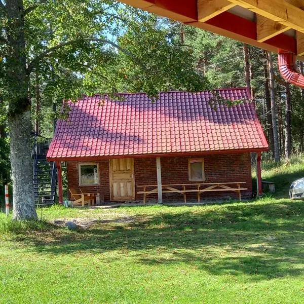 Strautmali Red House in Mazirbe, hotelli kohteessa Kolka