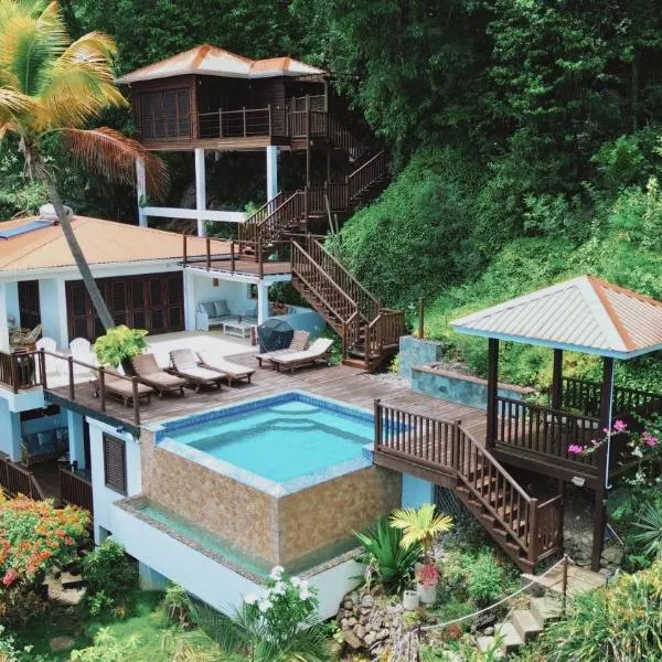 Moringa Villa Studio 2, hôtel à Soufrière