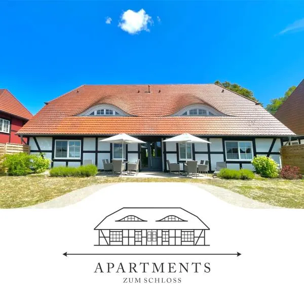 ~ Apartments zum Schloss ~ Traumhafte Ferienwohnungen auf Usedom, отель в городе Mellenthin