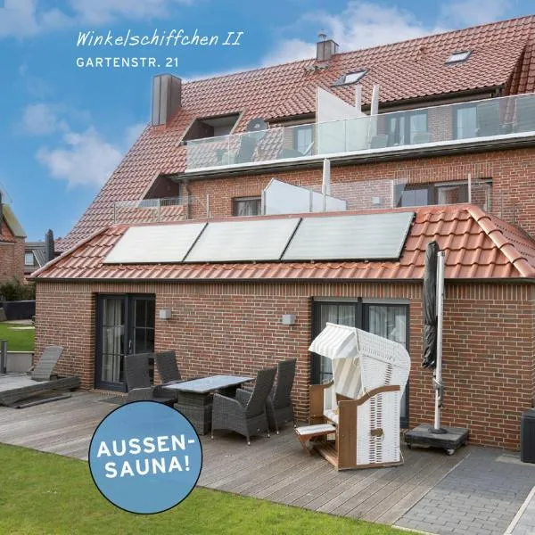 Winkelschiffchen II mit Sauna, hotel em Juist