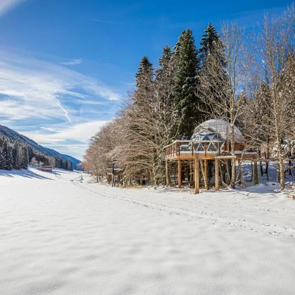 Dôme panoramique tout confort au cœur du Vercors、メオドルのホテル