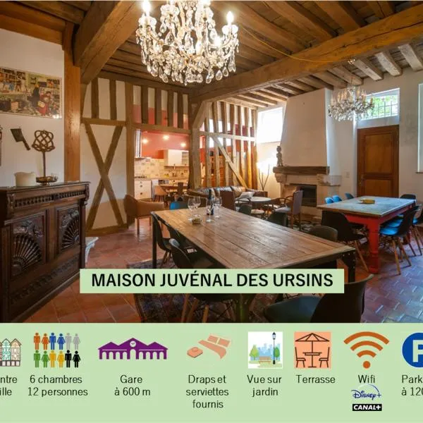 Maison Juvénal des Ursins, hotelli kohteessa Troyes