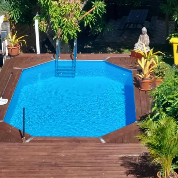 F2 Vue sur mer La villa du manguier, hotel v mestu Le François