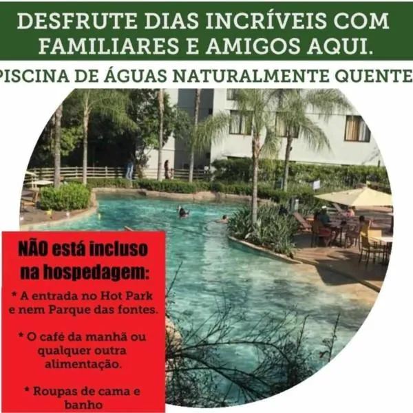 Hotel Luupi Agata Apto 142 - Rio Quente GO，熱河市的飯店