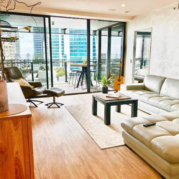 골드코스트에 위치한 호텔 Deluxe 1BR Couple & Family Ocean Apartment, Circle on Cavill, Surfers Paradise