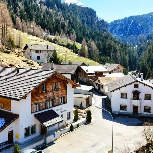 Gasthaus Alpenrose, viešbutis mieste Špliugenas