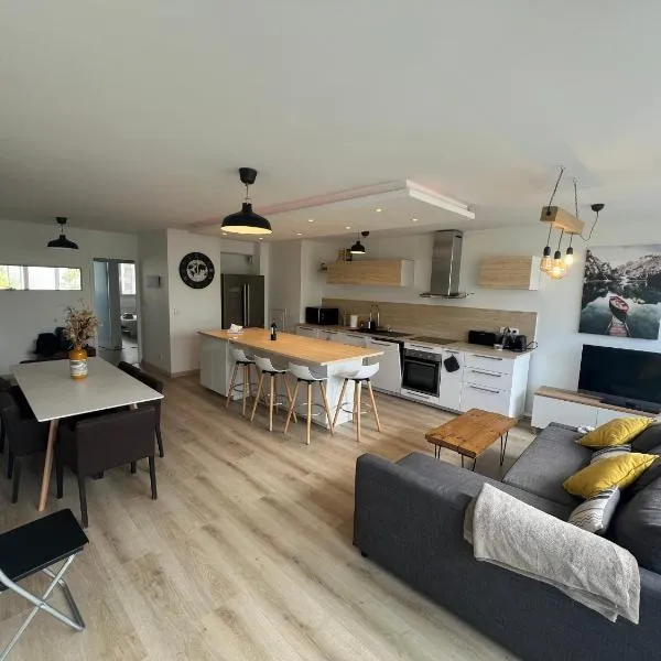 Appartement 6-8 personnes, accès direct à Lyon, hôtel Villeurbanne