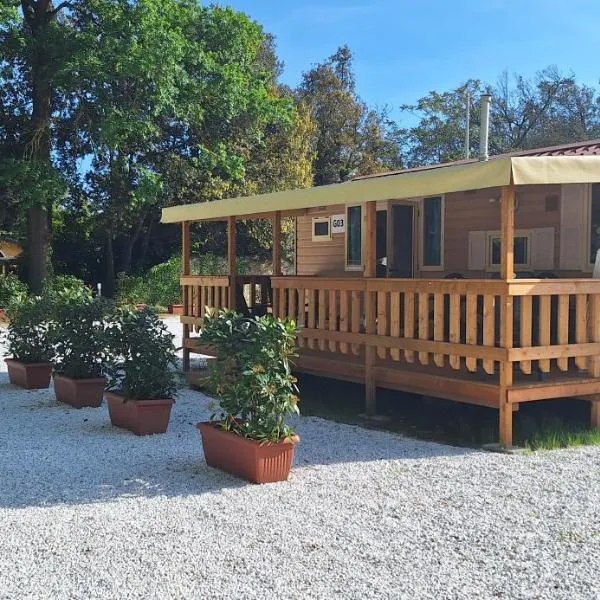 Mobile home Viareggio - including airco- Camping Paradiso - G008، فندق في فياريجيو