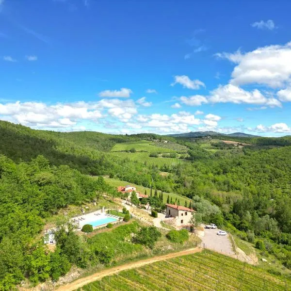 Borgo Le Noci Chianti Retreat & Pool、ガイオーレ・イン・キアンティのホテル