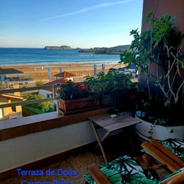 Viesnīca Doña Carmen Playa, Mejor vista de Suances!!!! pilsētā Suansesa