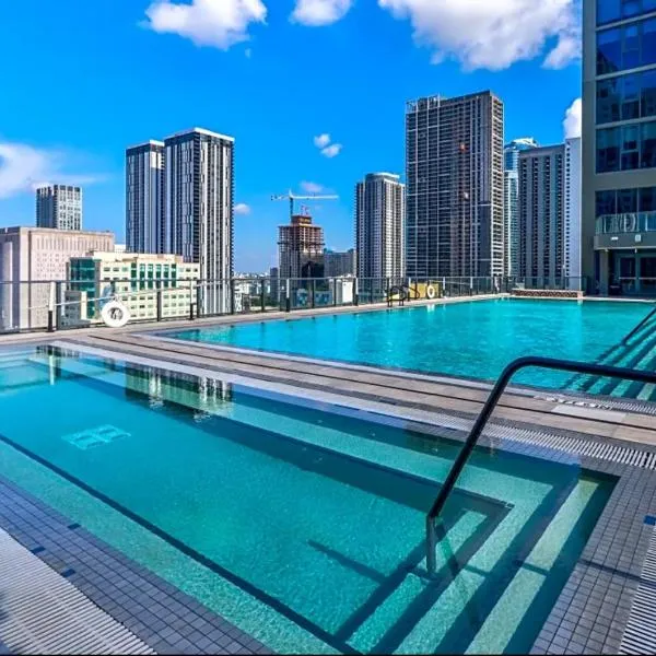 마이애미에 위치한 호텔 Luxurious King Bed Suite in Downtown Miami