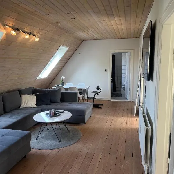 Penthouse apartment in Esbjerg townhouse, hotelli Esbjergissä