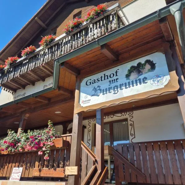 Gasthof zur Burgruine, hotel a Pottenstein