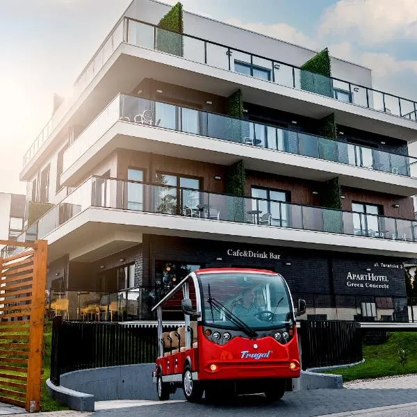 Świnoujście में, होटल Aparthotel Green Concrete - nowy, ekologiczny hotel w Świnoujściu, Darmowy Bus Na Plażę, Free Shuttle Bus