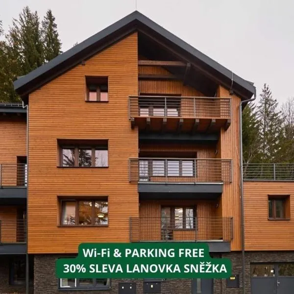 Vlčí Stopa Apartments, hotel en Pec pod Sněžkou