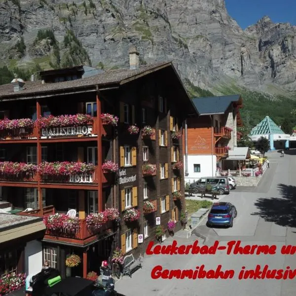 Hotel Walliserhof-Leukerbad-Therme, Hotel in Leukerbad