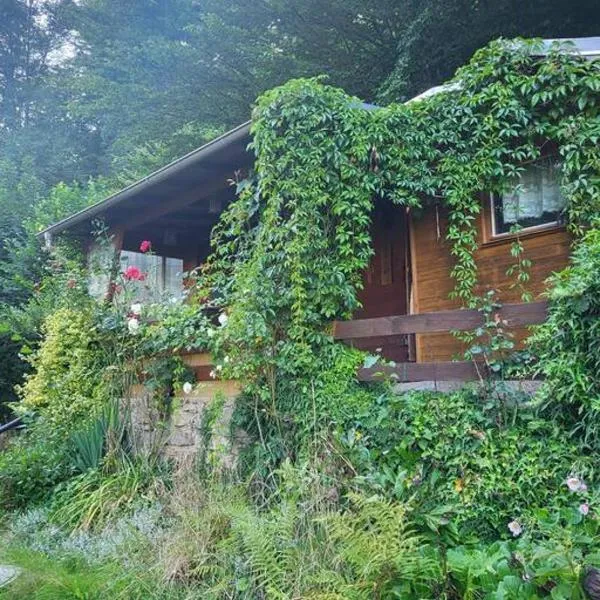 Romantische Gartenlaube mit Blick auf die Elbe, hotel in Königstein an der Elbe