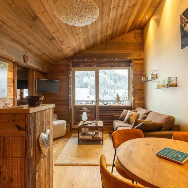 Appartement La Clusaz, Les Fiaux 4 personnes, hotel din La Clusaz